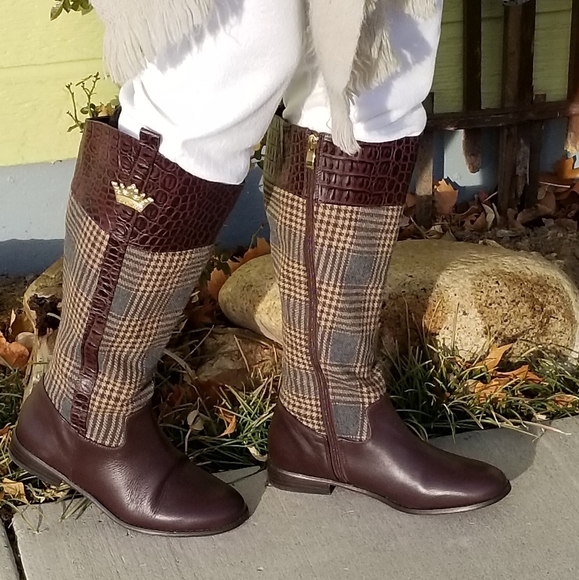 Deesigns Dee Ocloppo Plaid Boots - Picture 1 of 3